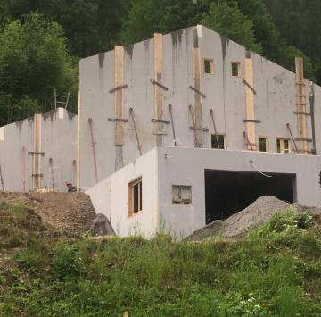 chalet murs paravalanche